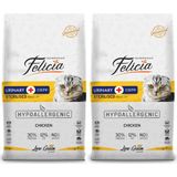 Felicia 2x2 kg Az Tahıllı Tavuklu Hypoallergenic Sterilised Kısır Yetişkin Kedi Maması