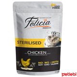 Felicia 85 gr 12 Adet Jöle İçinde Tavuklu Taurinli Tahılsız Yetişkin Kedi Konservesi