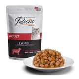 Felicia 85 GR Tahılsız Kuzu Etli Pouch Yetişkin Kedi Yaş Maması