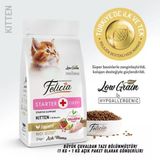 Felicia Az Tahıllı Tavuklu Yavru Kedi Maması 2 Kg (1'Er Kiloluk Poşetli Açık Mama)