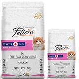 Felicia Az Tahıllı Yavru Tavuklu Hypoallergenic 12+2 kg Kedi Maması