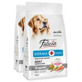 Felicia Hipoalerjenik Somonlu Düşük Tahıllı Yetişkin Köpek Maması 3Kg X 2 Adet