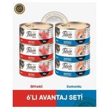 Felicia Insight Fillet Biftekli & Somonlu Fileto Yetişkin Kedi Konserve Maması Seti 6x85 gr - 6X85GR