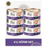 Felicia Insight Fillet Somonlu Fileto Kısırlaştırılmış Yetişkin Kedi Konserve Maması Seti 6x85 gr - 6X85GR