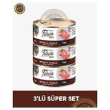 Felicia Insight Pate Biftekli & Tavuklu Kıyılmış Yetişkin Kedi Konserve Maması Seti 3x85 gr - 3X85GR