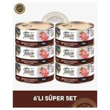 Felicia Insight Pate Biftekli & Tavuklu Kıyılmış Yetişkin Kedi Konserve Maması Seti 6x85 gr - 6X85GR