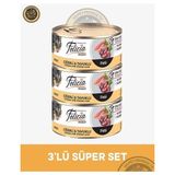 Felicia Insight Pate Ciğerli & Tavuklu Kıyılmış Yetişkin Kedi Konserve Maması Seti 3x85 gr - 3X85GR