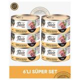 Felicia Insight Pate Ciğerli & Tavuklu Kıyılmış Yetişkin Kedi Konserve Maması Seti 6x85 gr - 6X85GR