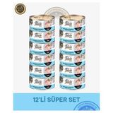 Felicia Insight Pate Ton Balıklı & Tavuklu Kıyılmış Yetişkin Kedi Konserve Maması Seti 12x85 gr - 12X85GR