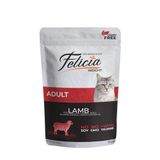 Felicia Jöle İçinde Kuzu Etli Taurinli Tahılsız Yetişkin 6x85 gr Kedi Konservesi