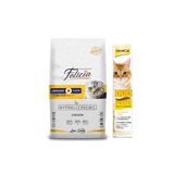 Felicia Kedi Maması 2 Kg + Gimcat Duo Paste Peynirli Multi Vitamin 50Gr