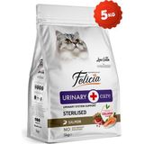Felicia Kolajen Destekli Hipoalerjenik Somonlu Süper Premium Kedi Maması 5kg - 1