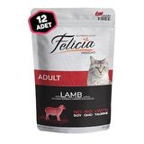 Felicia Kuzulu Tahılsız Pouch 12x85 gr Yetişkin Konserve Kedi Maması