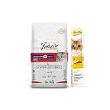 Felicia Kuzulu Yetişkin Kedi Maması 2 Kg + Gimcat Duo Paste Peynirli Multi Vitamin 50Gr