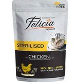 Felicia Pouch 85 gr Sterilised Tavuk Etli Tahılsız Kısırlaştırılmış Kedi Yaş Maması