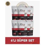 Felicia Pouch Yetişkin Kuzu Etli Yaş Kedi Maması 6x85gr