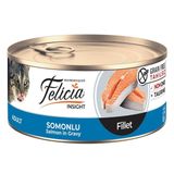 Felicia Sterilised Somonlu Fileto Tahılsız Konserve Yetişkin 85 gr Kedi Maması