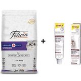 Felicia Sterilized Kısırlaştırılmış Somonlu 12 kg Kedi Maması + Gimcat 20 gr Malt Soft Extra