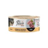 Felicia Tahılsız Ciğerli ve Tavuklu Kıyılmış 85 gr Yetişkin Konserve Kedi Maması