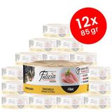 Felicia Tahılsız Kısırlaştırılmış Tavuklu Fileto 12x85 gr Yetişkin Kedi Konservesi