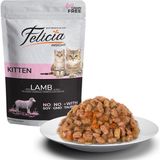 Felicia Tahılsız Kuzulu Yavru Yaş Mama 85 gr 2 Li Paket