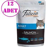 Felicia Tahılsız Somonlu 12x85 gr Kedi Yaş Maması