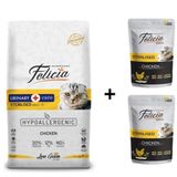 Felicia Tavuklu 2 kg Kısırlaştırılmış Yetişkin Kedi Maması + 2 Adet Yaş Mama