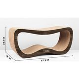 Felidae Oluklu Mukavva Karton, Kedi Tırmalama Kanepesi - Large (67,5x28,5x24cm) Kedi Tırmalama Kartonu, Kedi Tırmalama Direği, Kedi Tırmalama Tahtası, Kedi Tırmalama Lounge (CS8 LARGE DW)