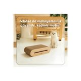 Felidae Oluklu Mukavva Kedi Tırmalama Kanepesi - Oval Tırmalama / (45X12,5X24CM) Medium - CS6 LW