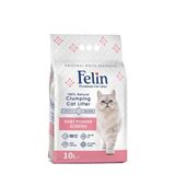 Felin 10 lt Bebek Pudrası Kokulu İnce Taneli Bentonit Kedi Kumu