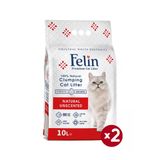 Felin 2x10 lt Naturel Kokusuz Kedi Kumu