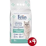 Felin 4x5 lt Marsilya Sabunu Kedi Kumu