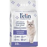 Felin Lavanta Kokulu Bentonit Topaklaşan 10 lt Doğal Kedi Kumu