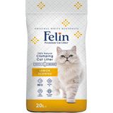 Felin Lemon Limon Kokulu Topaklanan Ince Taneli Kedi Kumu 20 Lt