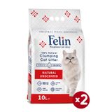 Felin Naturel Kokusuz Topaklanan Kedi Kumu 10LX2
