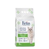 Felin Yesil Elma Kokulu Topaklanan Kedi Kumu 5L