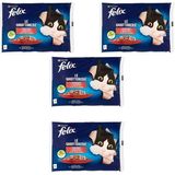 Felix 16x85 gr Sığr Etli ve Tavuklu Kedi Konsevesi