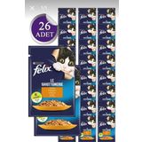 Felix 26x85 gr Tavuklu Yetişkin Kedi Maması