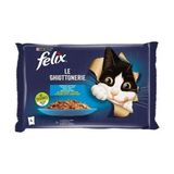 Felix 40X85 Gr Multipack Somonlu ve Ton Balıklı Yetişkin Kedi Yaş Maması