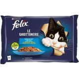 Felix 4X2X85 Gr Multipack Somonlu ve Ton Balıklı Yetişkin Kedi Yaş Maması