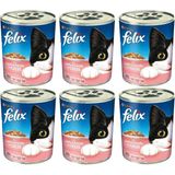Felix 6x400 gr Somon Alabalıklı Kedi Konservesi