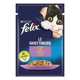 Felix 6x85 gr Kuzu Etli Pouch Yetişkin Kedi Konservesi