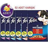 Felix 85 G Karışık 52'Li Yetişkin Kedi Yaş Maması