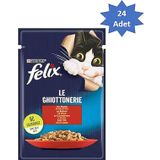 Felix 85 gr x 24 Adet Somonlu Pouch Yaş Kedi Maması