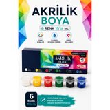 FELIX Akrilik Boya 6 Renk Acrilic Paint Seramik Tuval Taş Boyası