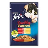 Felix Çifte Lezzet Sığır Tavuklu 85x26 gr Yaş Kedi Maması