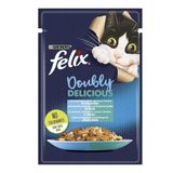 Felix Çifte Lezzet Somon ve Karidesli 6x85 gr Konserve Kedi Maması