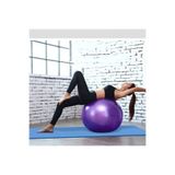 Felix Express 65 cm Pilates Topu, Pompa Seti, Mor, Yoga Denge Egzersiz
