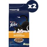 Felix Farmhouse Sensations Tavuklu ve Hindili 2x2 kg Yetişkin Kuru Kedi Maması - Karışık