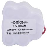 Felix indigo Serisi FL477 Uyumlu ORION 9.6v 2200mAh Şarjlı Süpürge Pili